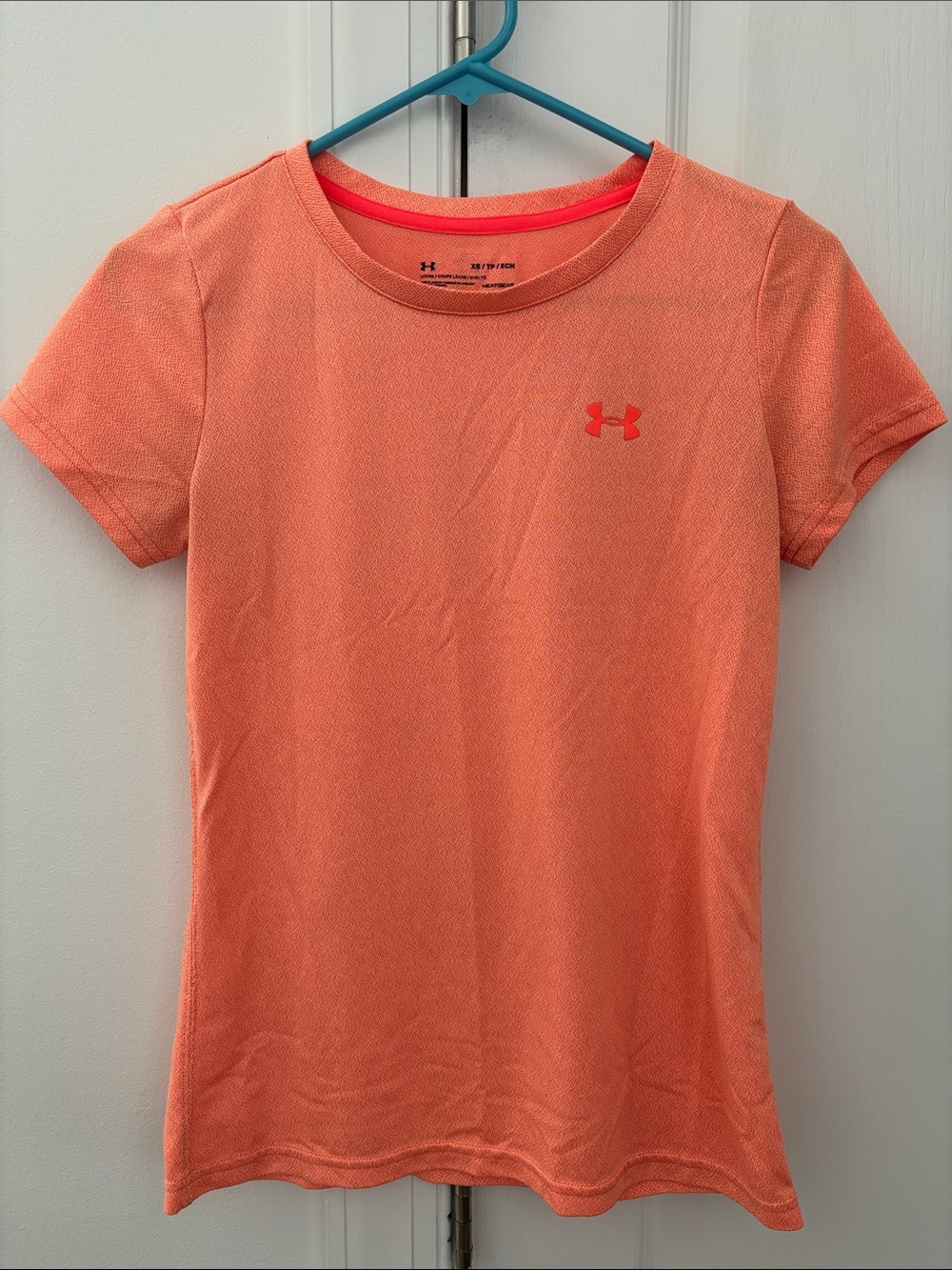 Under Armour Coral-Orange Short Sleeve Tee